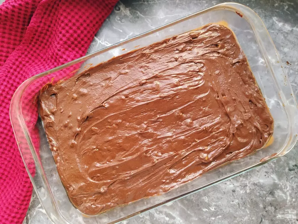 Black bean brownies step 5